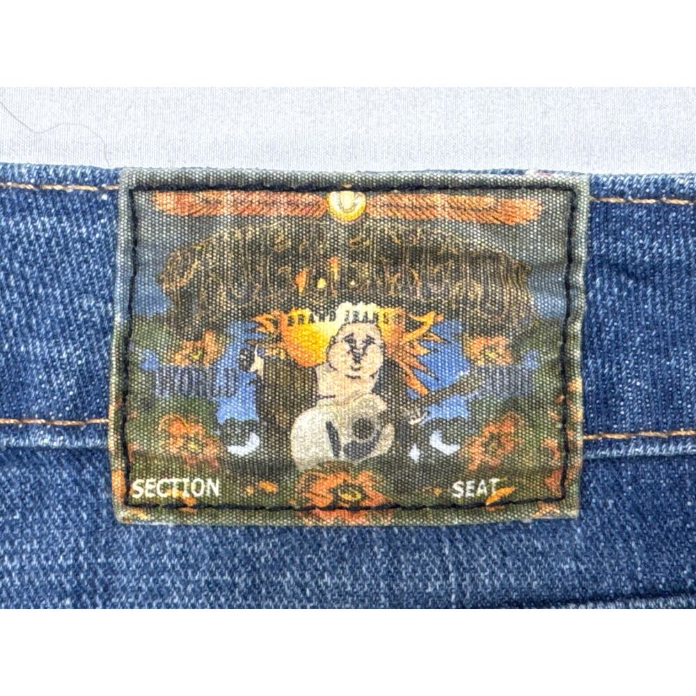 True Religion Women's Low Rise Bootcut Blue Denim Jeans - Size 31 (33x31) - Picture 4 of 7